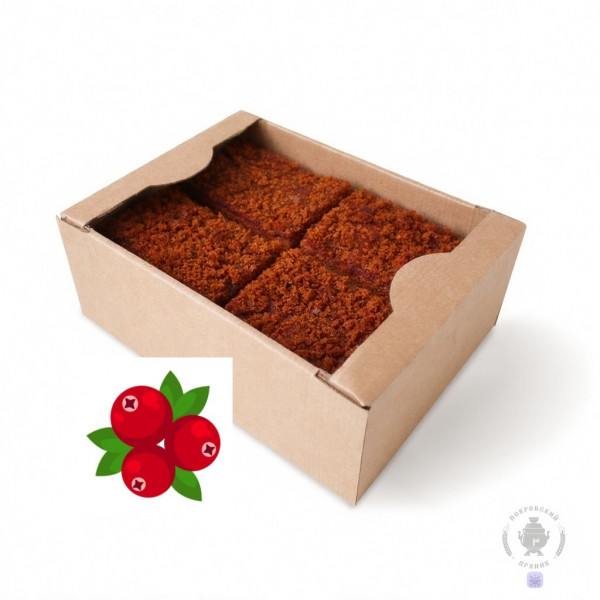 №3 Пряник 1кг с фруктовой начинкой Брусника в Чайковском