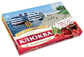 №2 КФ МИР Клюква в шоколадной глазури 160г в Чайковском